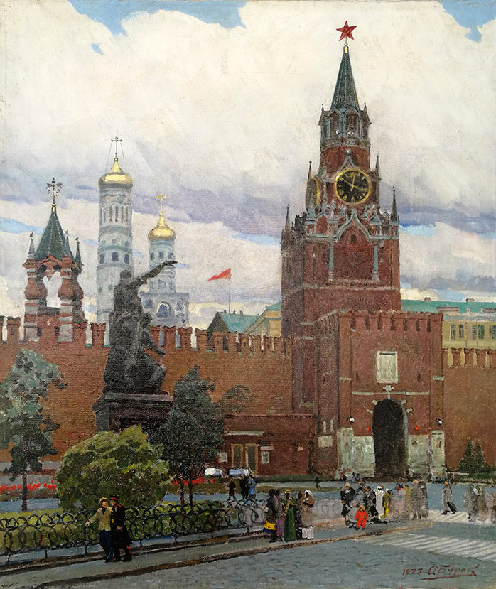 Кремлевские куранты - 1, Александр Бурак, Купить картину Масло