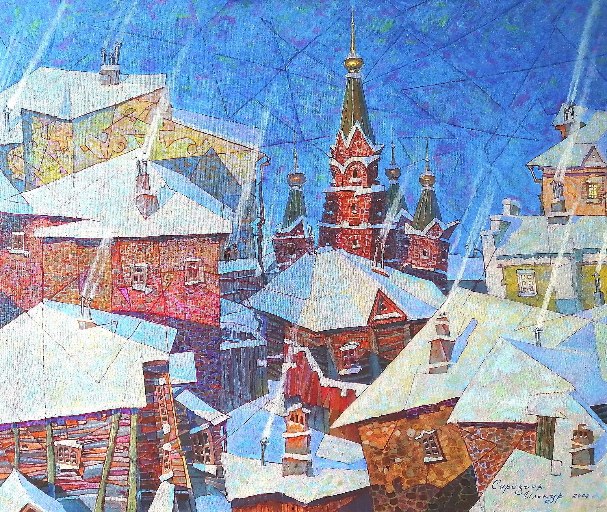 Морозное утро - 1, Ильнур Сиразиев, Купить картину Масло